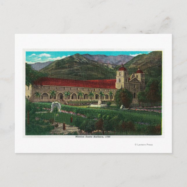 Mission Santa Barbara Postcard (Front)