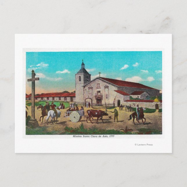 Mission Santa Clara de AsisSanta Clara, CA Postcard (Front)