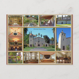 Mission Santa Clara Postcard