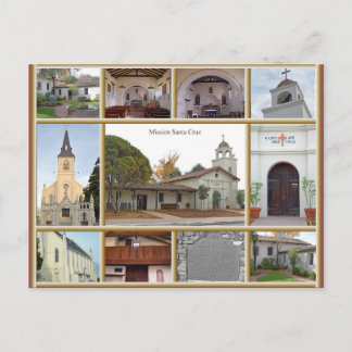 Mission Santa Cruz Postcard