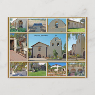 Mission Santa Ines Postcard