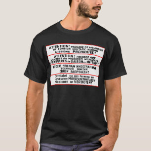 Mission Sign Memorabilia T-Shirt