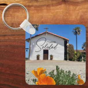 Mission Soledad souvenir keychain