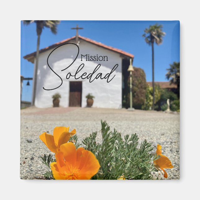Mission Soledad souvenir magnet (Front)