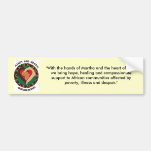 Mission Statement Bumper Sticker