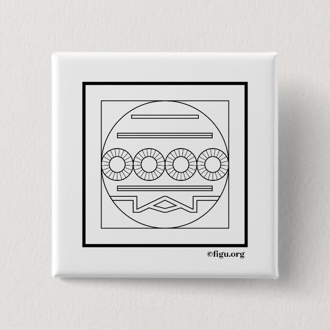 Mission / Task Symbol  15 Cm Square Badge (Front)