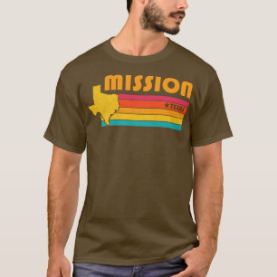 Mission Texas Vintage Distressed Souvenir T-Shirt