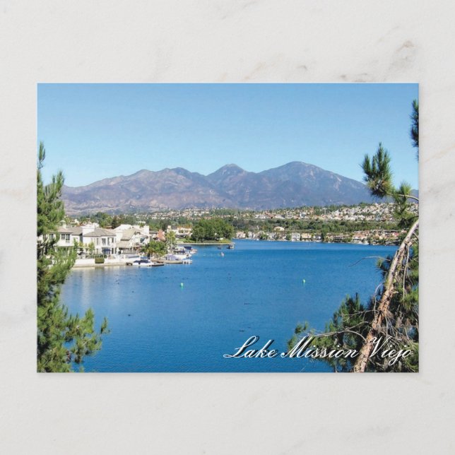 Mission Viejo Lake Post Card (Front)