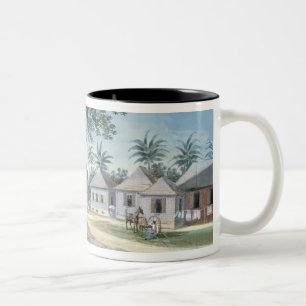 Missionary Buildings, St. Johns, Antigua (w/c and Two-Tone Coffee Mug