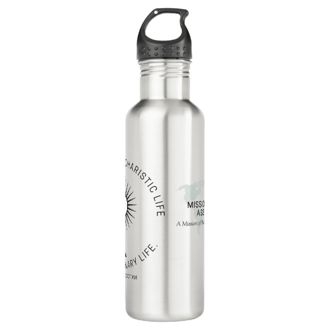 Missionary Life Quote Water Bottle (Front)