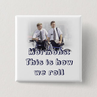 missionary, Mormons 15 Cm Square Badge