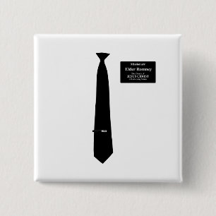 Missionary Romney Costume 15 Cm Square Badge