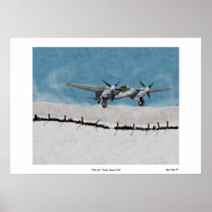 "Missions End" Mosquito December 1944 Poster