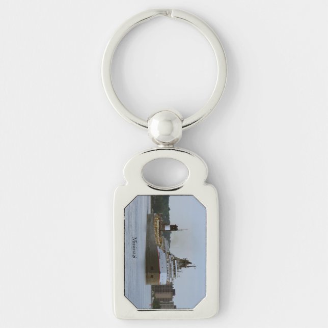 Mississagi metal key chain (Front)