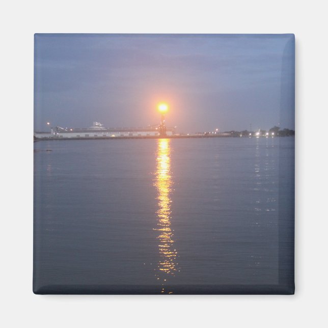 Mississipi River Sunrise Magnet (Front)