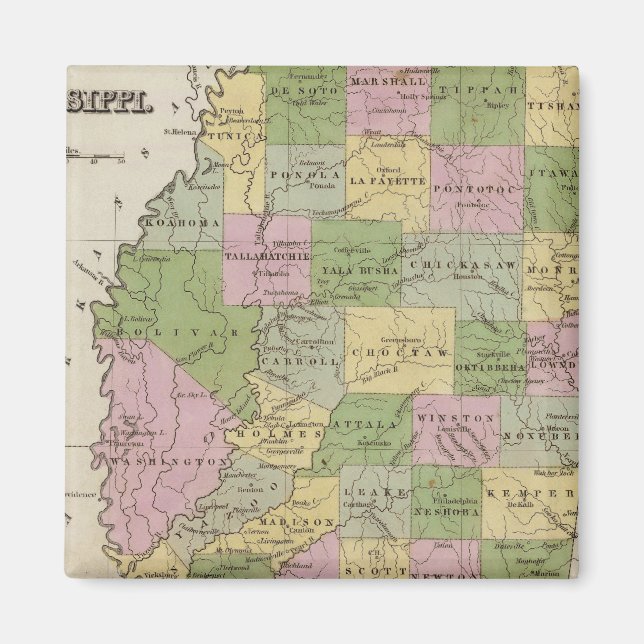 Mississippi 2 magnet (Front)