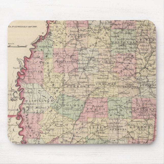 Mississippi 3 mouse mat (Front)