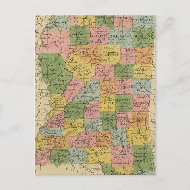 Mississippi 5 postcard (Front)