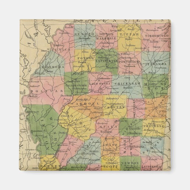 Mississippi 6 magnet (Front)