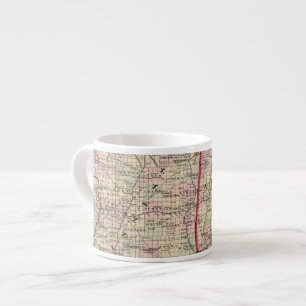 Mississippi and Alabama Espresso Cup