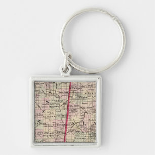 Mississippi and Alabama Key Ring