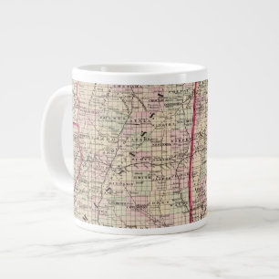 Mississippi and Alabama Large Coffee Mug