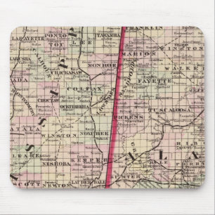 Mississippi and Alabama Mouse Mat