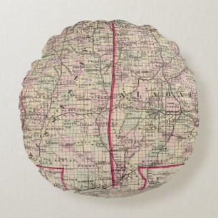 Mississippi and Alabama Round Cushion