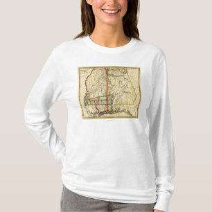Mississippi and AlabamaPanoramic Map T-Shirt