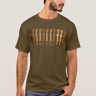 Mississippi ASL American Sign Language Deaf Pride T-Shirt