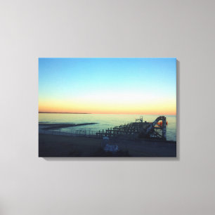 Mississippi Bay Sunset Canvas Print