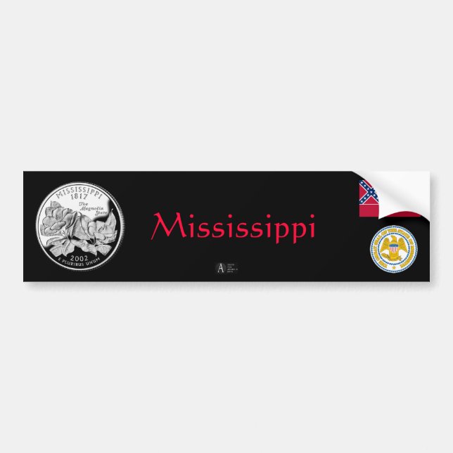MISSISSIPPI BUMPER STICKER (Front)