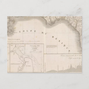 Mississippi canal delta postcard