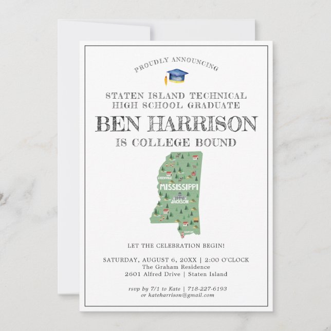 Mississippi | College Bound Graduation Party (Front)