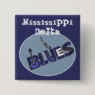 Mississippi Delta Blues Button