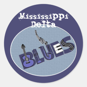 Mississippi Delta Blues Sticker