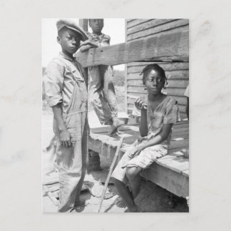 Mississippi Delta Children Postcard