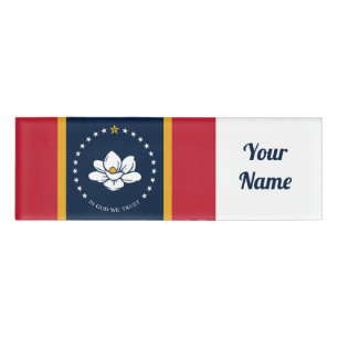 Mississippi Flag 2020 New Name Tag