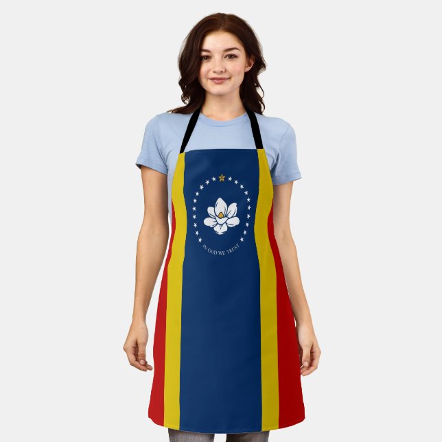 Mississippi flag apron (Worn)