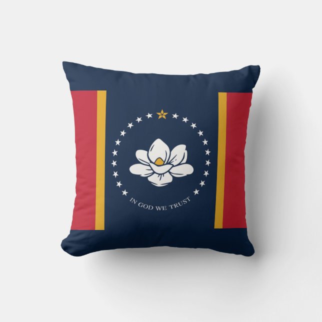 Mississippi Flag  Cushion (Front)