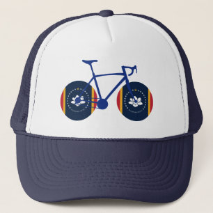 Mississippi Flag Cycling Trucker Hat