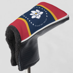 Mississippi flag golf head cover