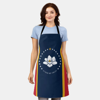 Mississippi Flag - New Magnolia Flag Apron