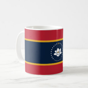 Mississippi Flag - New Magnolia Flag Coffee Mug