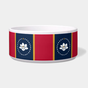 Mississippi Flag Pet Bowl