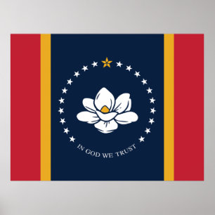 Mississippi Flag  Poster