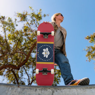 Mississippi Flag  Skateboard