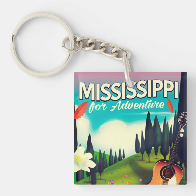 Mississippi For adventure Key Ring (Front)