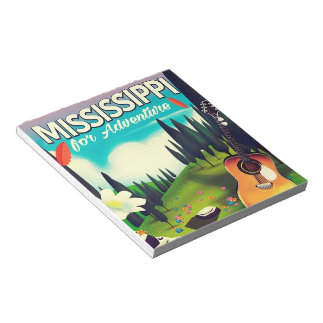 Mississippi For adventure Notepad (Angled)