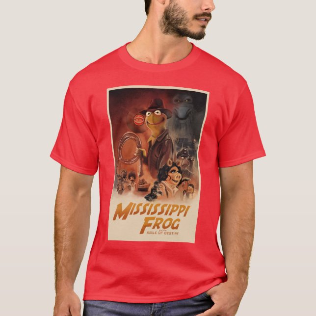 Mississippi Frog and the Smile of Destiny T-Shirt (Front)